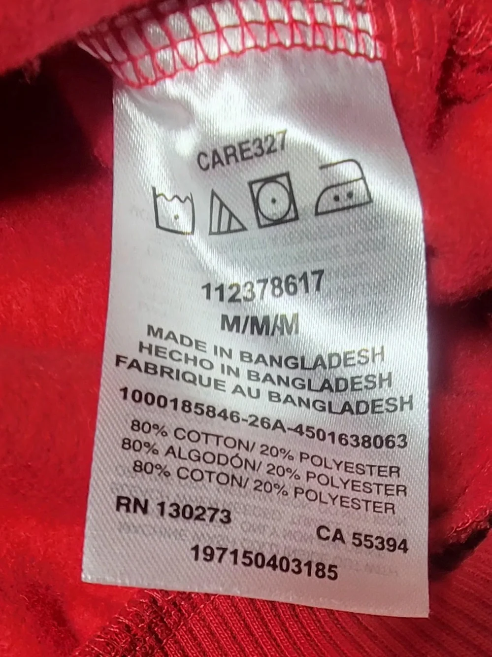Wrangler Red Crewneck Sweatshirt with Western Embroidery - Picture 9 of 12